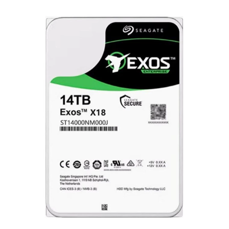 Серверный 3,5" Seagate ST14000NM000J 14 ТБ HDD, 7200 об/мин, кэш 256 МБ, SATA