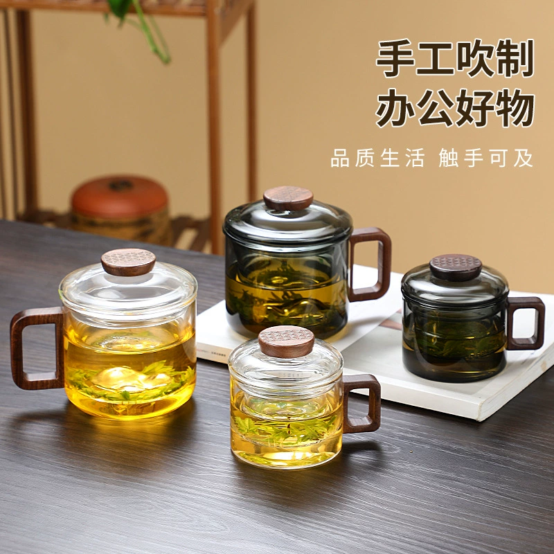Glass filter, small tea cup, 3 piece set