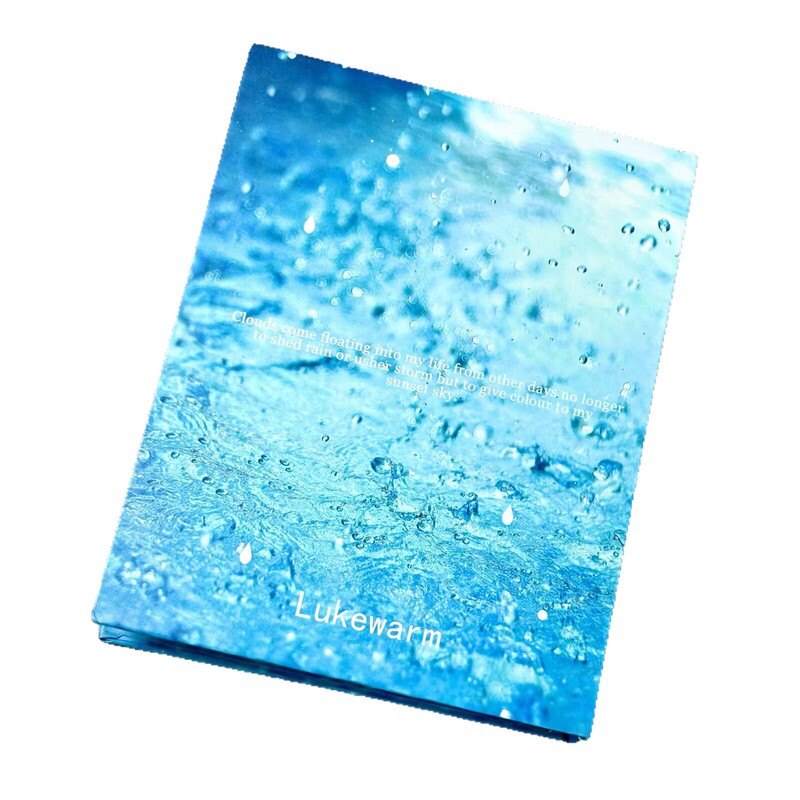 厂家直销蓝调雨季A5四宫格下雨天高颜值硬纸壳活页追星小卡卡册|undefined