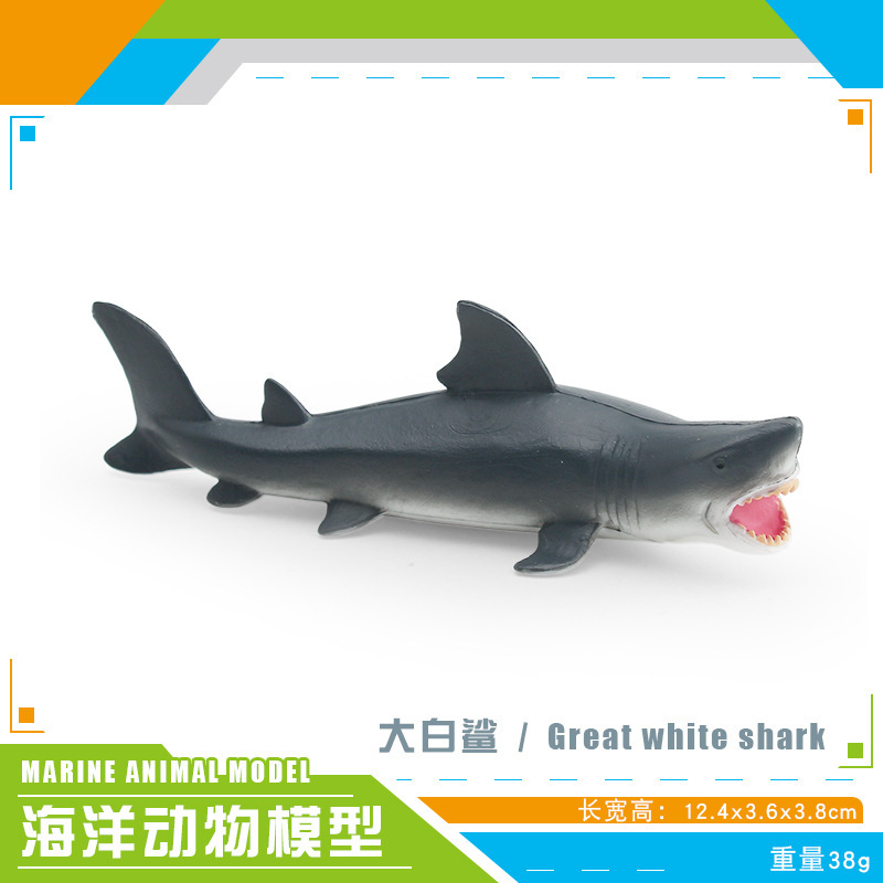 Simulación Marina animal gigante diente tiburón blanco tiburón espiral diente tiburón hueco modelo simulación Vida Marina adornos estáticos