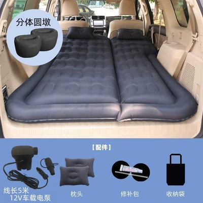 Vehicle-mounted inflatable bed – Bed, Suv Trunk Mat, Car - tailgate-and-rear-seat-dual-use-suv-honeycomb-double-sided-oxford-black-with-5m-pump-a-pair-of-round-piers