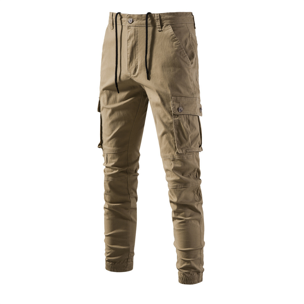 Pantaloni cargo uomo in cotone traspiranti pantaloni casual_voghion.com