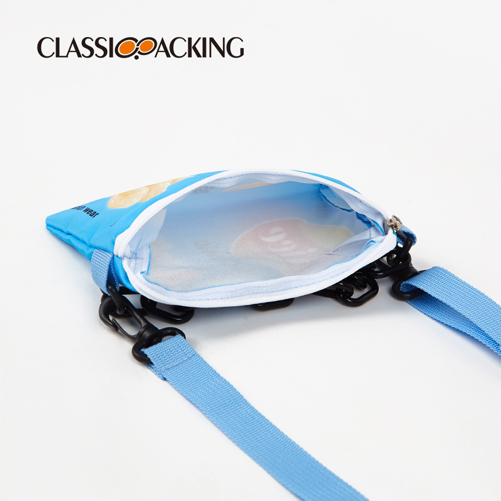 Bolsa de almacenamiento al por mayor de fábrica, bolsa de regalo de promoción de bocadillos de supermercado, bolsa de mensajero de habitación individual unisex, se puede fijar el logotipo