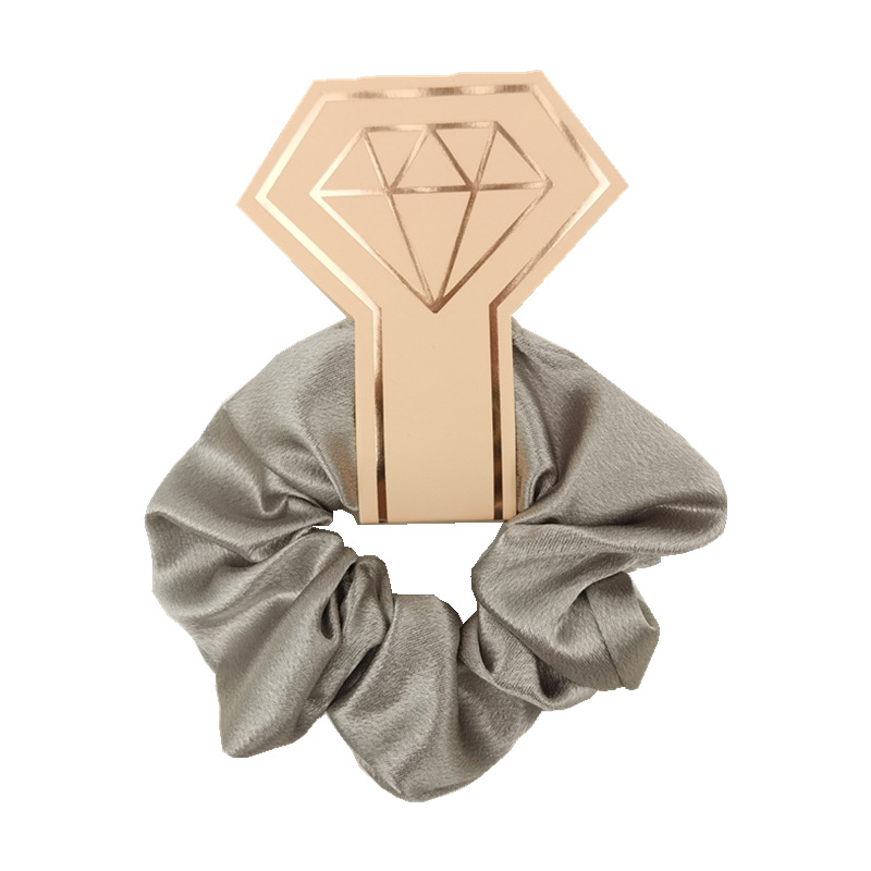 水晶缎吊卡银灰色