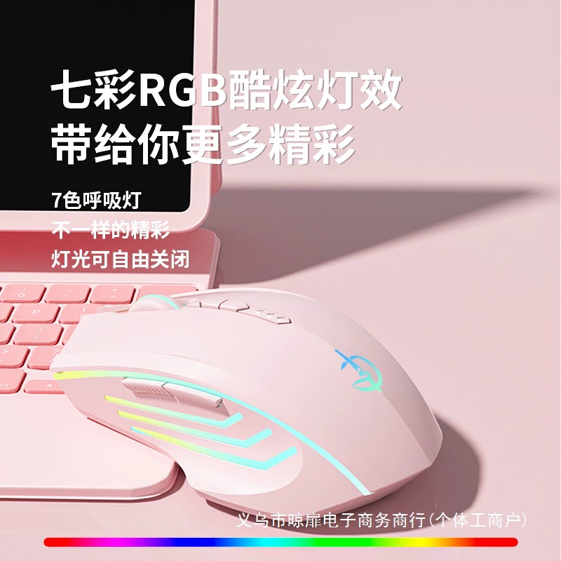 Безмутевая мышь с зарядкой, игровая ноутбук для мужчин и женщин, Bluetooth, оптом