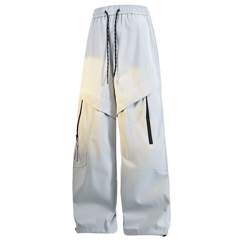 Outdoor Three-Proof Hiking Mountaineering Pants Men's Functional Wind Pocket Straight Loose Casual Couple Cargo Pants