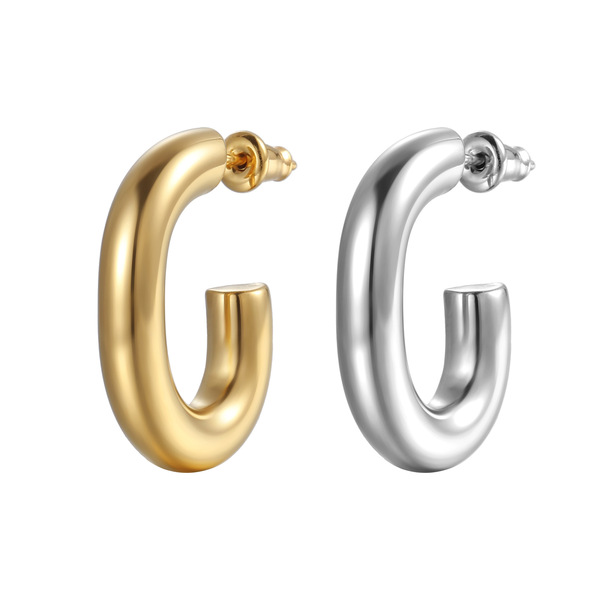 geometric earrings stainless steel