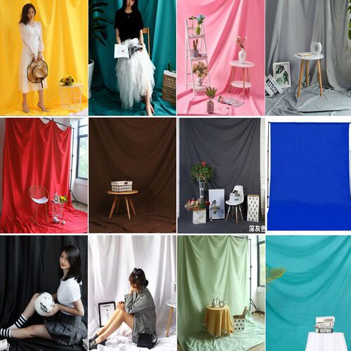 Solid Color Minimalist Instagram Background Cloth Live Stream Background Wall Solid Color Background Cloth Studio Photography Photo Background Xichen