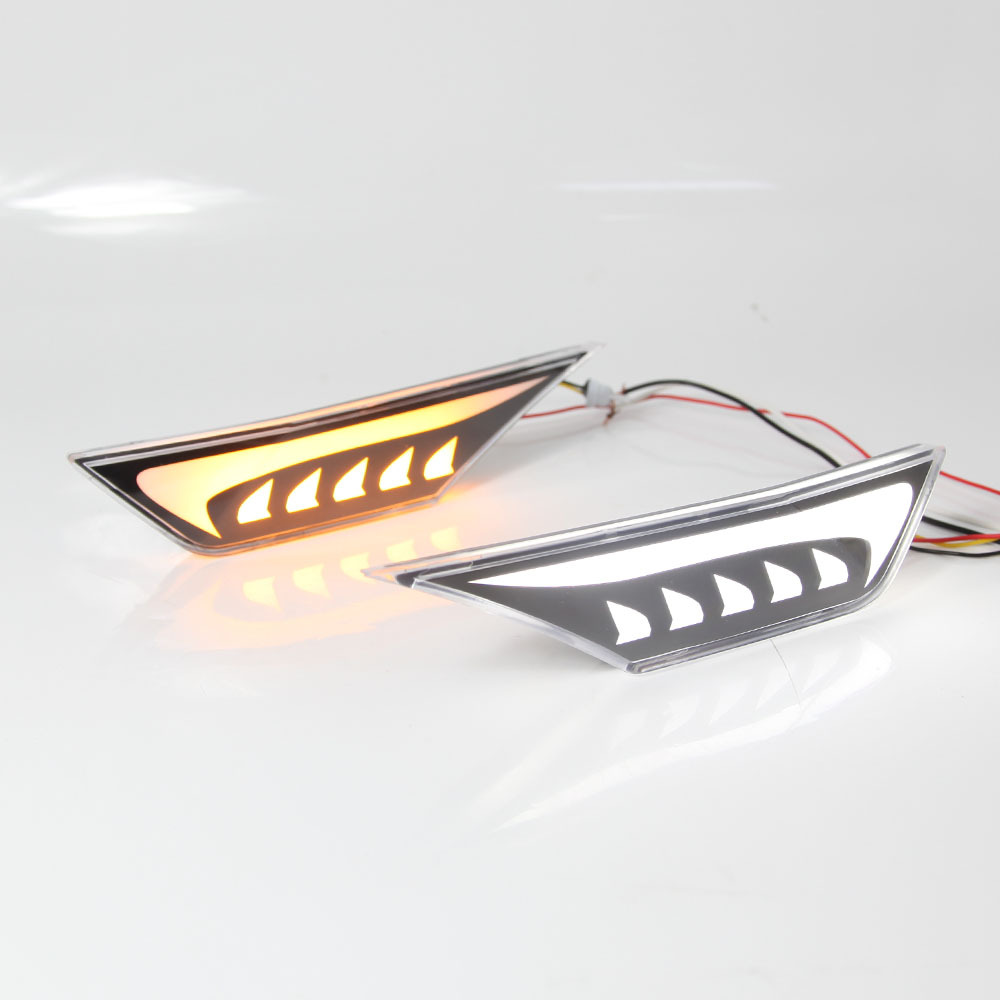Aplicable a 16-21 luz lateral cívica modificado señal de giro lateral typer guardabarros Luz