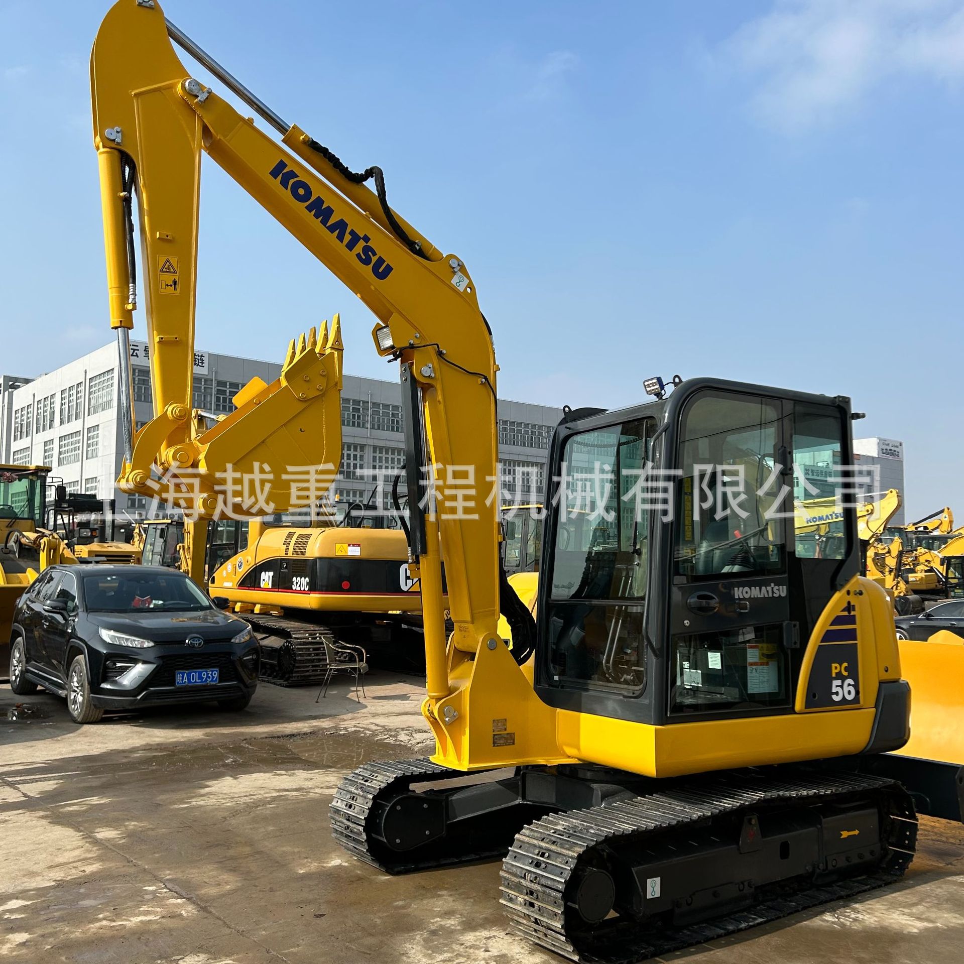 小松PC56履带式挖机 二手小松PC56-7挖掘机 二手5吨挖土机 出口