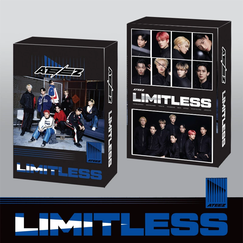 Новое от ATeez "Limitless" 55 маленьких карточек коробка для маленьких карточек Ming