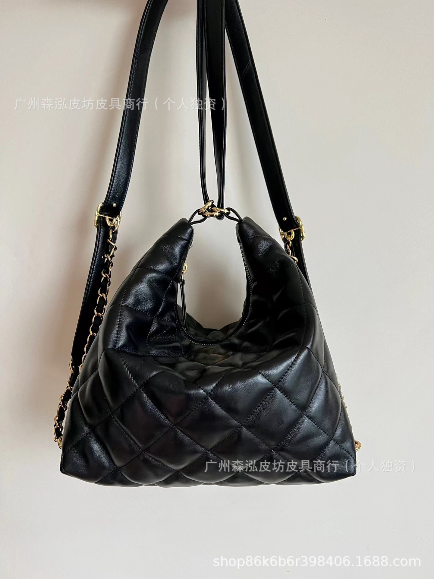 22B Convertible Shoulder & Backpack 22bag Underarm Hobo Bag Large Capacity Commuter Tote Bag For Women - Thumbnail 5