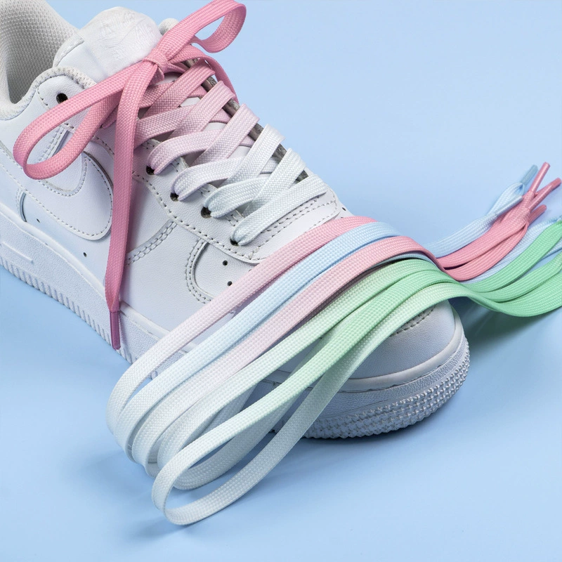 Nike Air Force 1, шнурки для кроссовок, градиент