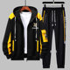 Suit Men's Sweatshirt Spring and Autum Hooded Trendyy Handsome Youth Fashion Casual Sports Jacket Boys Two-Piece Set
