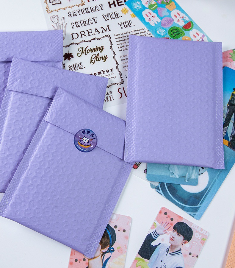 포장봉투 보라색-30개