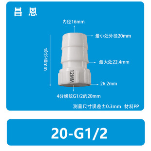 13/16-4�� 20-G1/2�Ƚzܛ�ܽ��^4�փȽz���ό����͸ߜ�PP ���ݼy