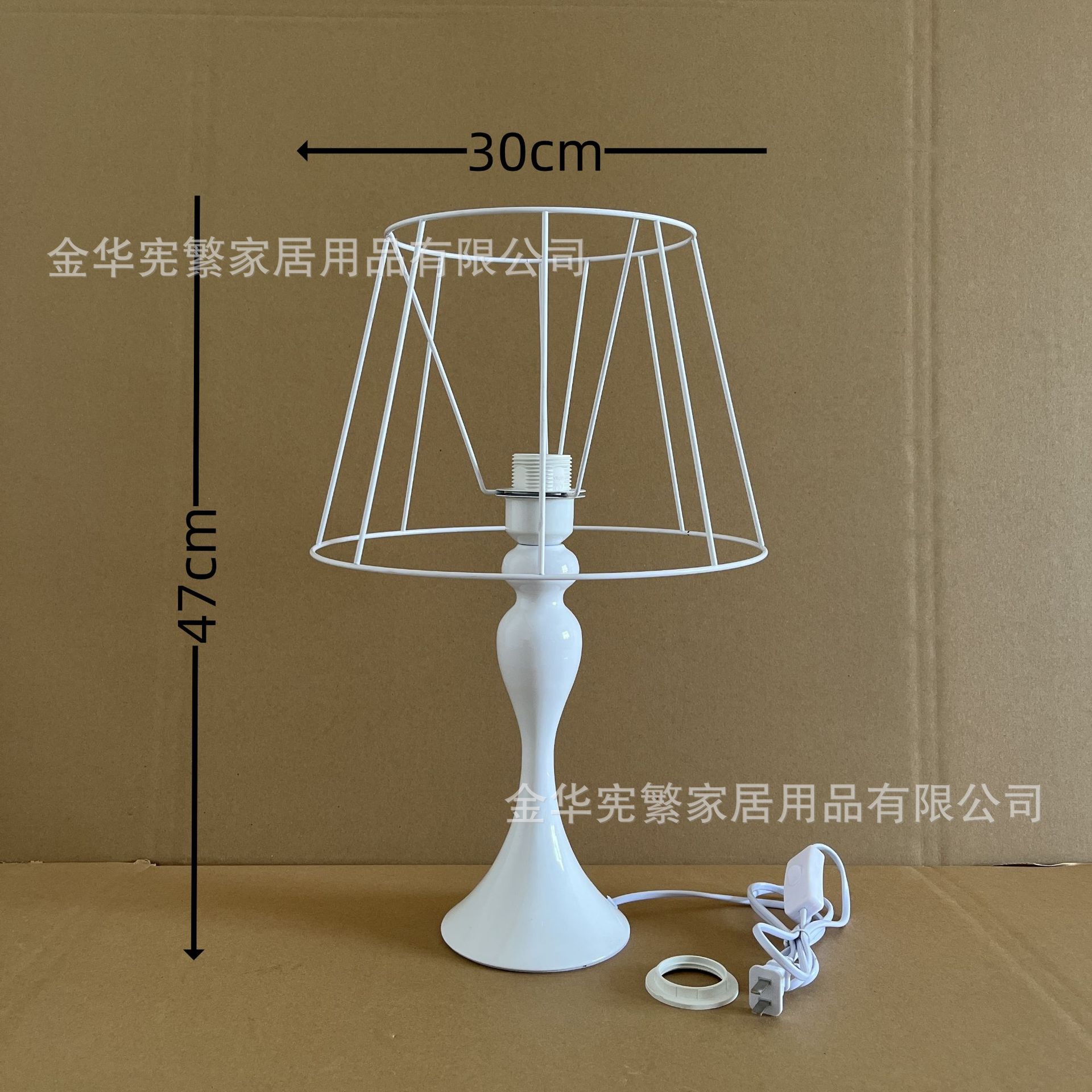 Xianfan pequeño libro rojo recomienda base metálica sirena combinación de marco de hierro con interruptor de botón de cable DIY hecho en casa