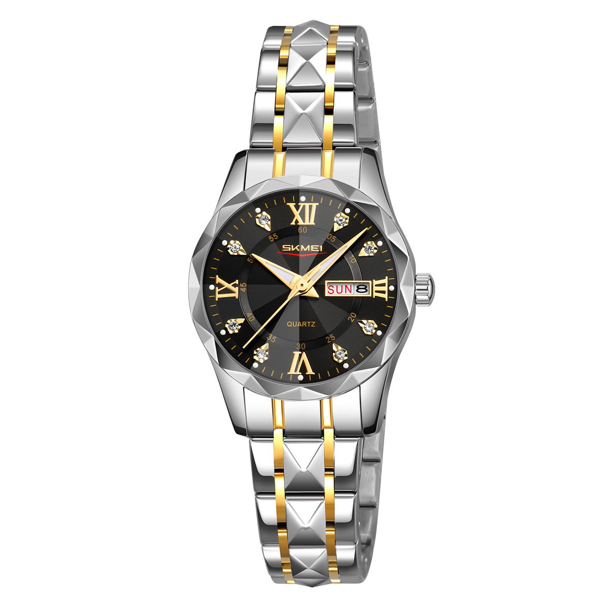 Momento de belleza pareja impermeable reloj calendario de luz nocturna reloj de pulsera transfronterizo caliente reloj de cuarzo fuente de fábrica al por mayor