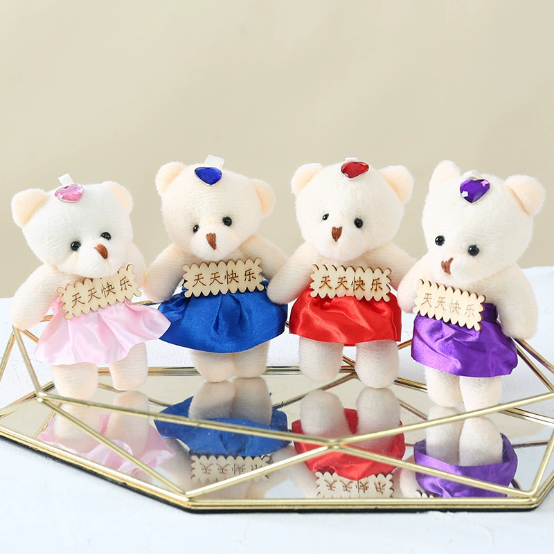 Плюшевый мультяшный Букет Медведь Diamond Bear Кукла Оптом цветочный магазин сумка кукла плюшевая игрушка сумка кулон