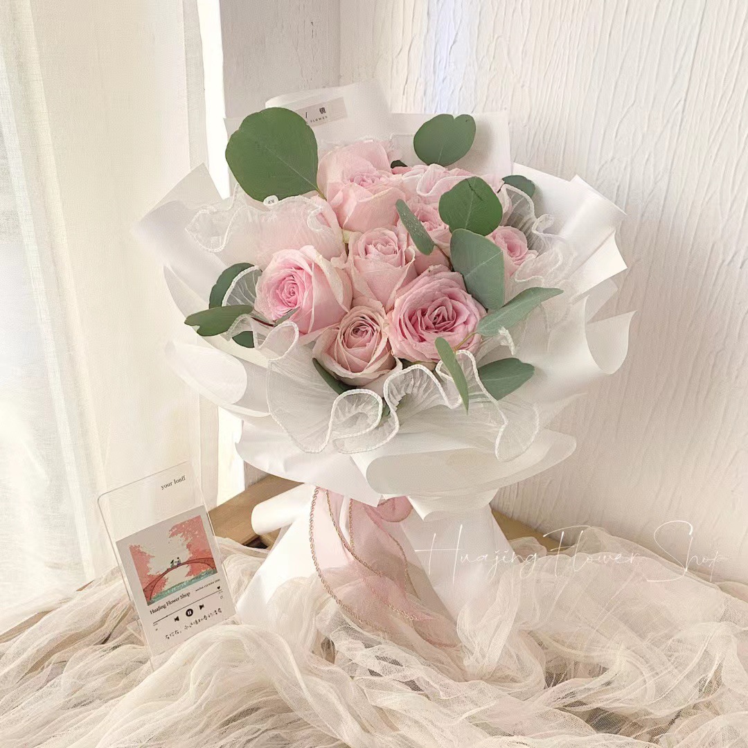 Hilo de pulverización de perlas flor material de embalaje hilo de pulverización llano DIY pastel de hornear flor decorativa material de embalaje