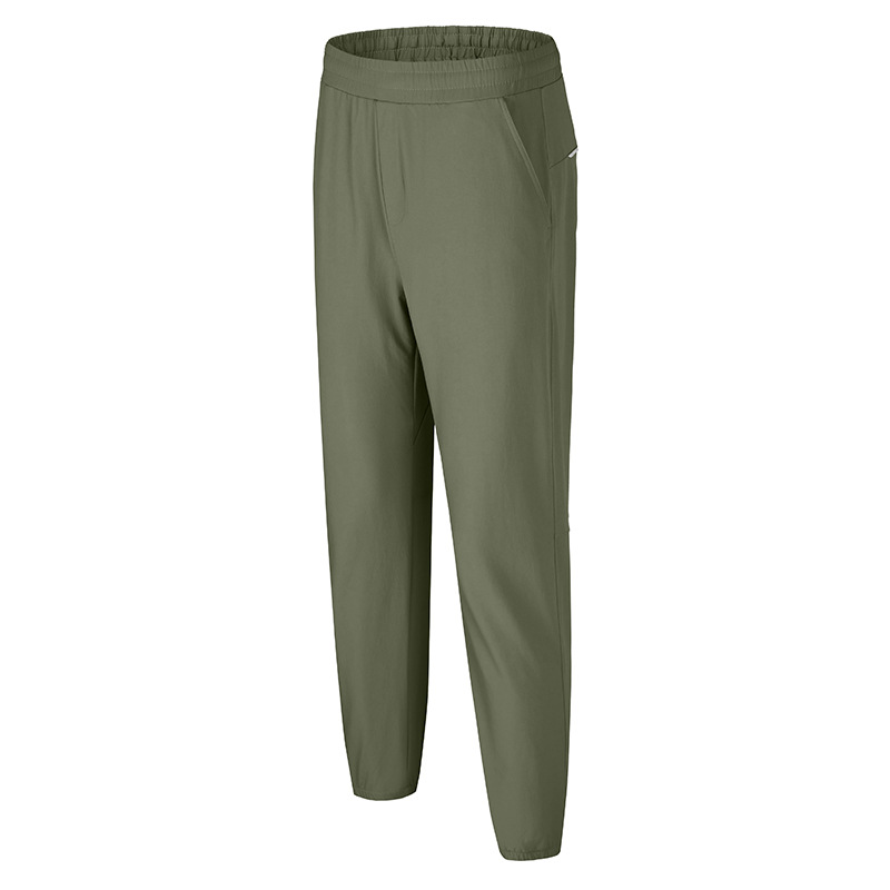 Men's Casual Winter Pants - Thickened Velvet Loose Fit Solid Color Trousers With Cuffs, Trendy All-Match Sports Pants For Students & Daily Wear_viptrois.com