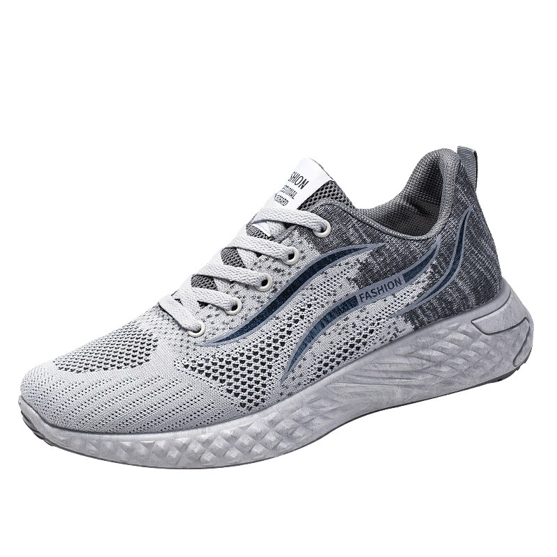 Sports sports shoes, breathable trend casual footwear for leisure, autumn, trend of season, soft sole