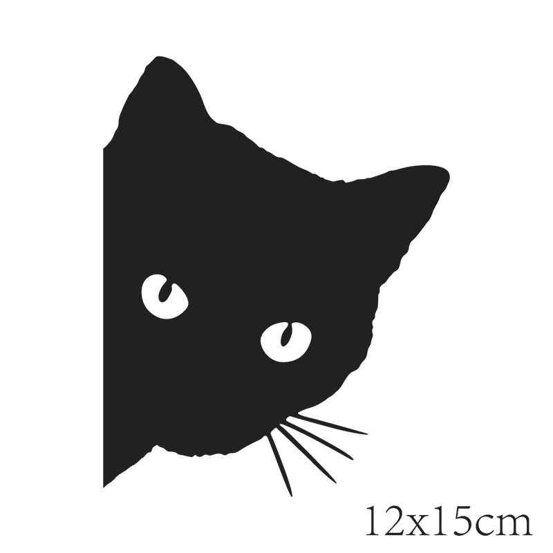 Comercio exterior transfronterizo gato cara Peeping pegatinas de coche gato mascota gato pegatinas reflectantes Peeping gato pegatinas reflectantes image 6
