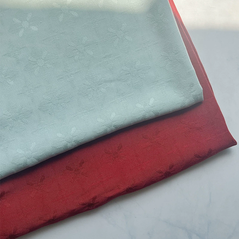 Новая человеческая хлопчатобумажная четырехлепестковая жаккардовая ткань для кожи удобная и легкая подтяжка кардиган с круглым вырезом ткани для одежды