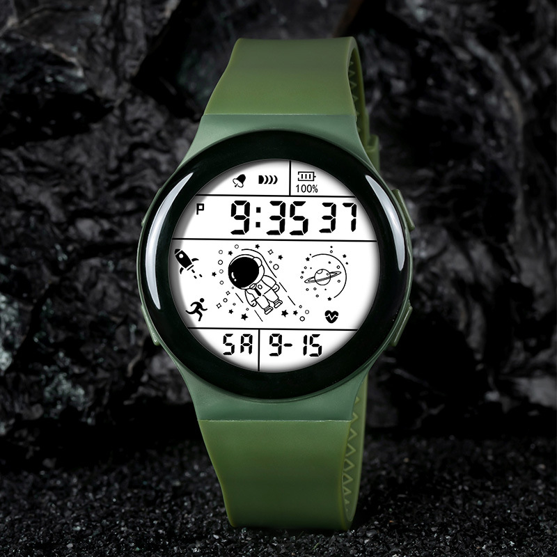 Reloj electrónico de estudiantes de tendencia al aire libre multifuncional alarma de movimiento nocturno relojes electrónicos al por mayor