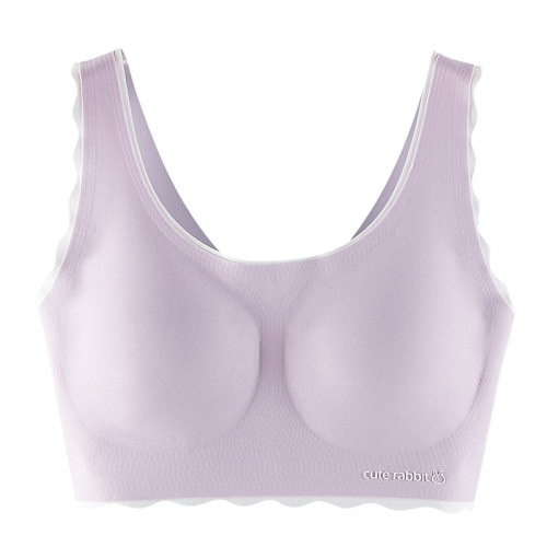 Developmental girls' underwear, seamless tube top, middle and high school students' breast-wrapped, breathable, thin fixed vest girls' bra