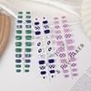 Nail stickers, fake nails for manicure for nails, 24 pieces, European style, ready-made product