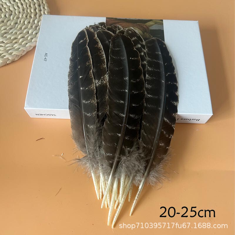 Turkey feather feather nest feather arrow feather turkey feather DIY handmade arrow accessories 20-35cm