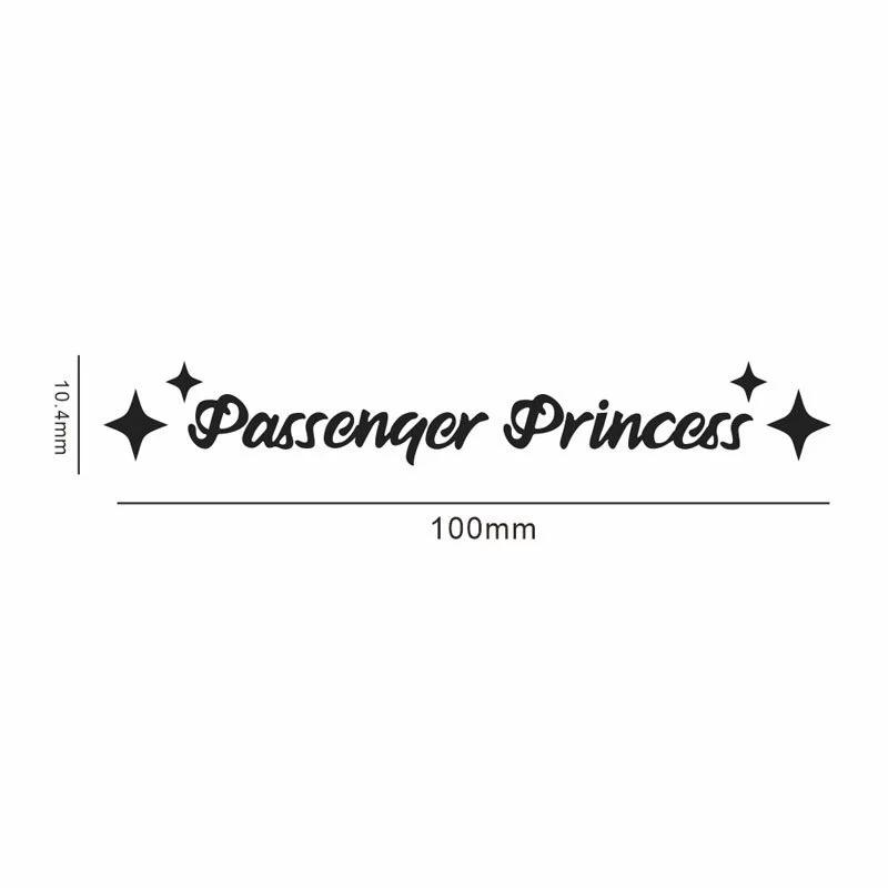 Трансграничный Passenger Princess заднего вида зеркало авто наклейки милый пассажир принцесса виниловая наклейка