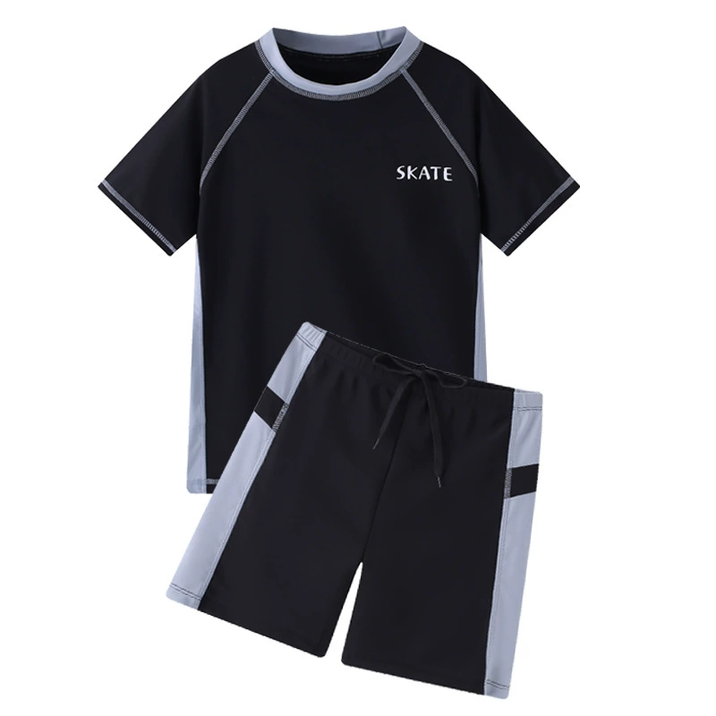 Split swimwear for boys, quick dry children's uniform, for teenagers, 2024 years