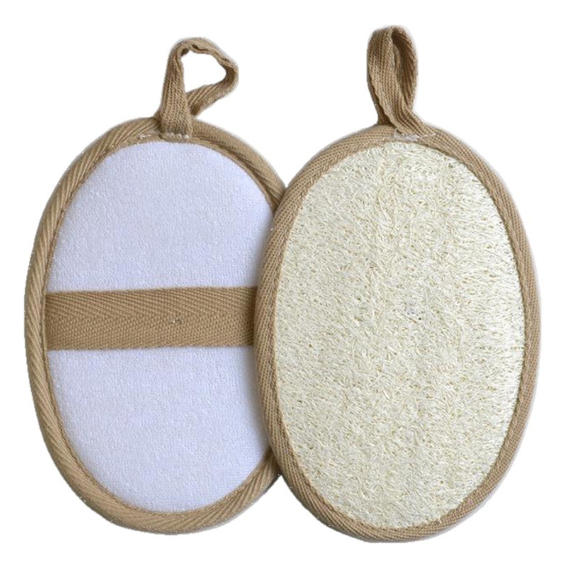 El comercio exterior de la toalla de baño esponja de lufa japonés Toalla de baño espalda frotar baño gris limpie la piel muerta frotar la bola de baño al por mayor