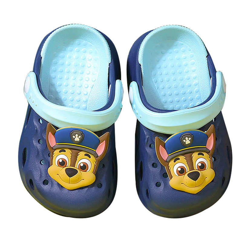 (Wholesale), fashionable children's Crocs-style slippers for men and women girl's, beach footwear, cartoon mule, 2021 collection, closed toe 5