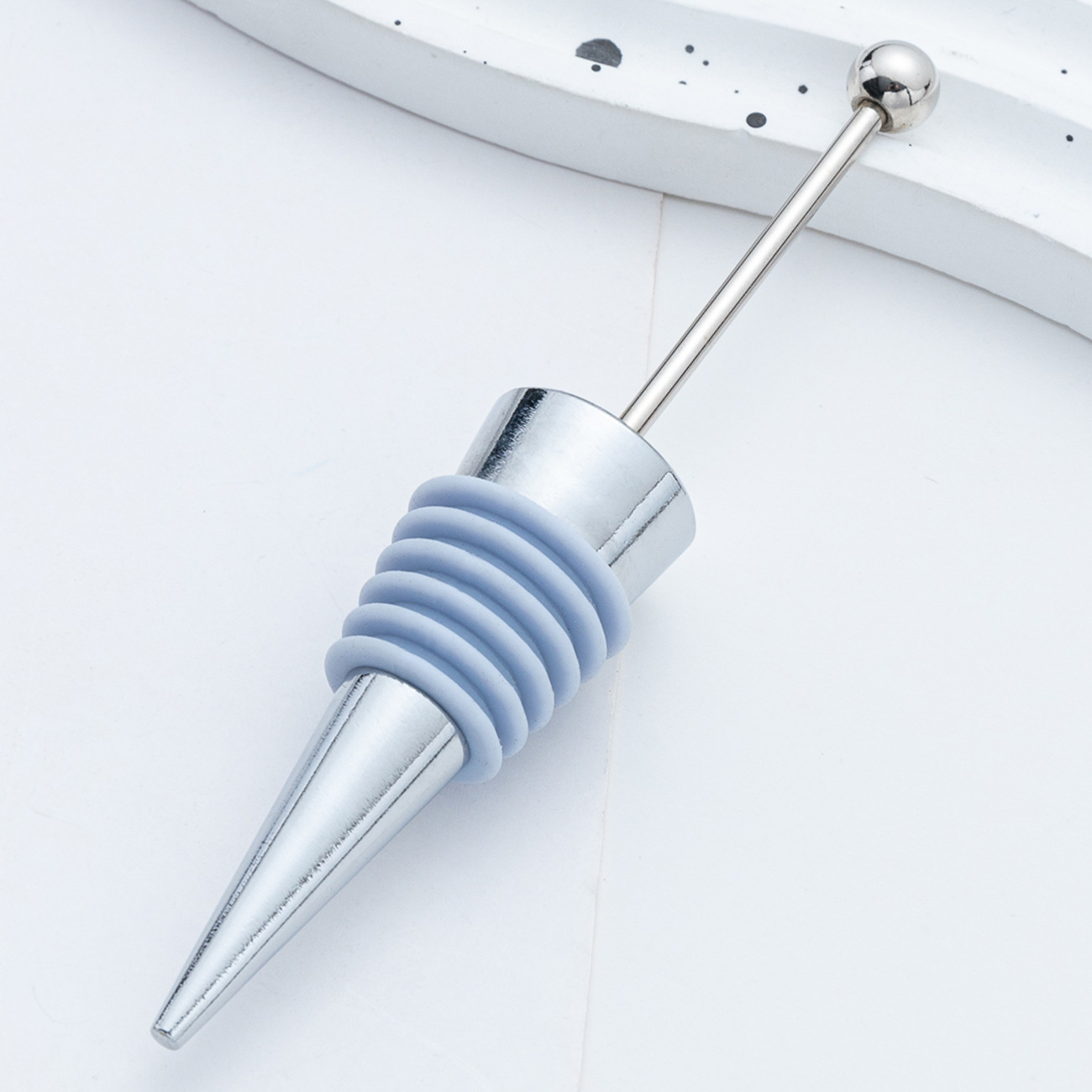 Transfronterizo DIY cuentas tapones de vino tapones de vino tapones de champán tapones de silicona tapones de aleación de vino al por mayor