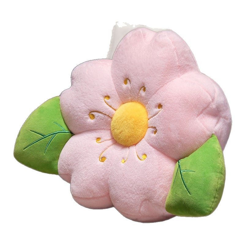 Cojín Decorativo de Flor de Cerezo Velvet de Cristal y Poliéster para Sofá y Cama image 5