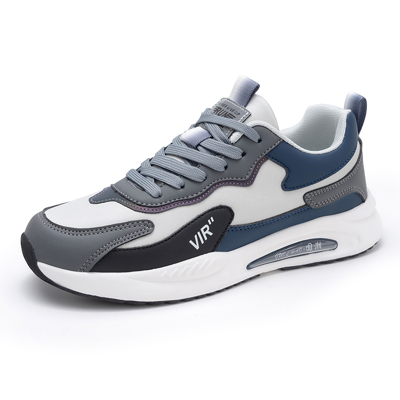 Men's Breathable Mesh Running Shoes With Fleece Lining For Men_voghion.com
