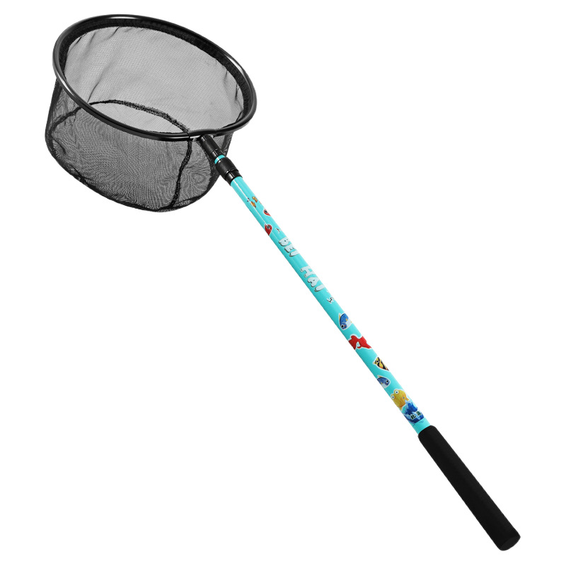 Red de Pesca Infantil para Niños Fibra de Carbono Plegable para Pesca Exterior
