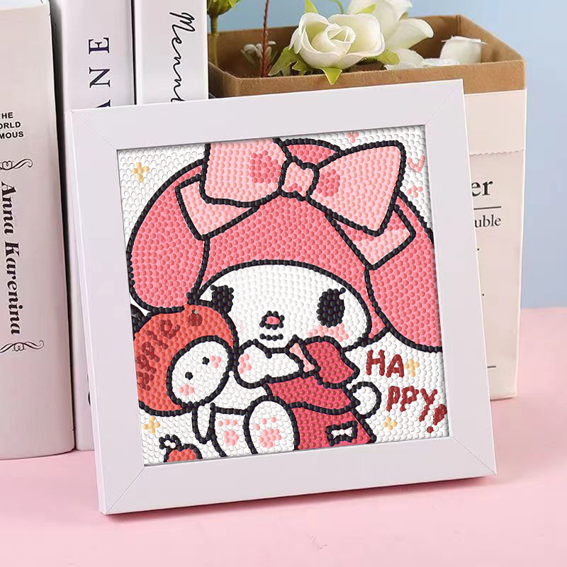 Diamante infantil DIY hecha a mano con material de marco paquete de dibujos animados Sanliou pegatinas de diamante regalo al por mayor pinturas de mampostería