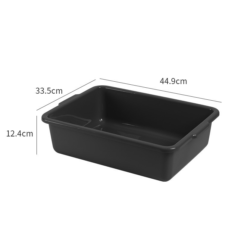 Nuevo material PP en stock congelado marisco cuenca de calidad alimentaria Cuenca del hotel barbacoa cuenca piezas cuadradas vajilla de hielo de calidad alimentaria congelado