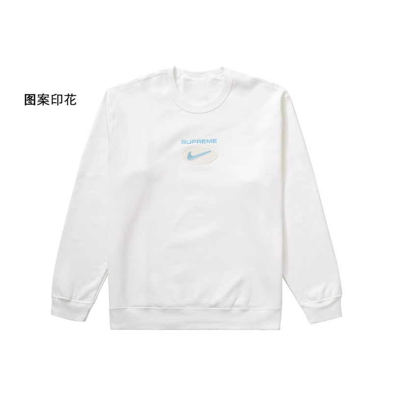 (No code change) 360 grams of combed cotton heavyweight terry drop shoulder round neck sweater-tide brand sweater 1