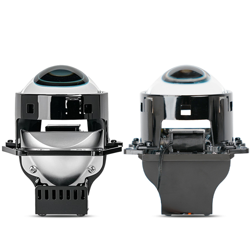 Faros de coche N7 transfronterizos 3 pulgadas 65W de alta potencia luces de coche modificadas cortas lejanas y cercanas una lente bifocal integrada Bi led image 6