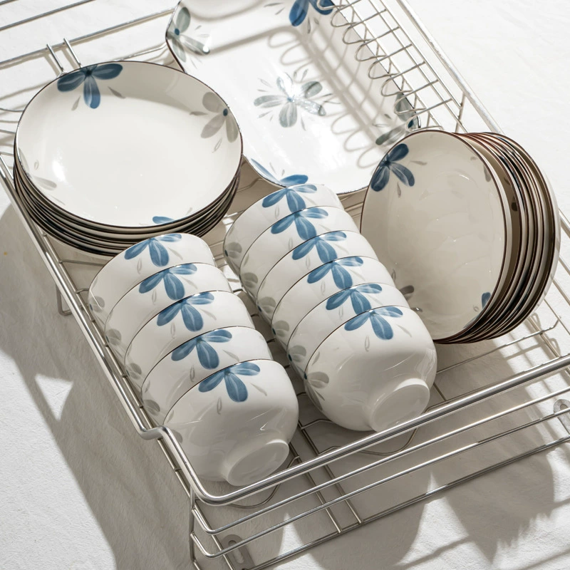 Ceramic Tableware Set (Jingdezhen Molan) — Underglaze Colored Bowls & Plates, DIY Select Pieces
