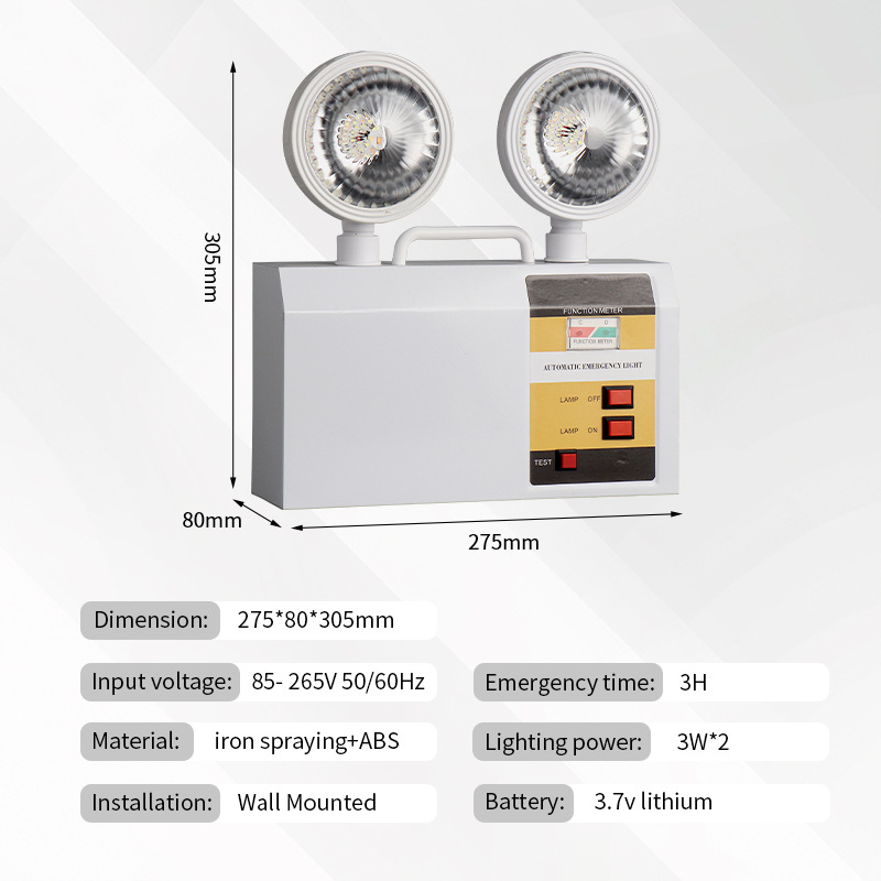 262*75*280mm 두 개의 평면 플러그 흰색 라이트 박스