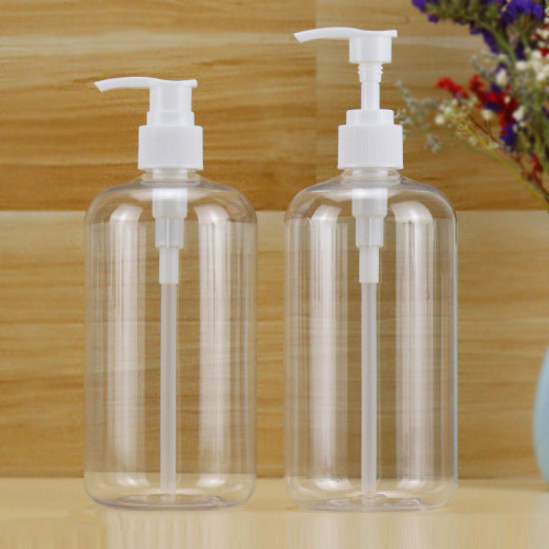 500ml hand sanitizer bottle transparent pet plastic bottle lotion refill bottle shampoo shower gel bottle empty bottle