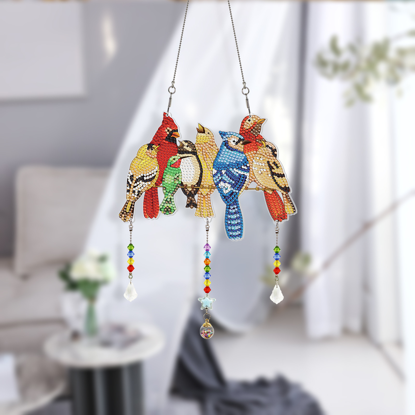 Pintura de diamantes transfronterizos perimetrales DIY decoración de Navidad decoración de dibujos animados de diamante completo 5D mariposa de cristal pintura de diamantes