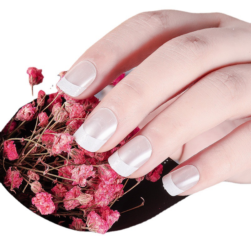 Concubina clavo falso clavo pieza multi-COLOR DE LA Media Luna Francés patrón de dibujos animados arte de uñas pieza desgaste