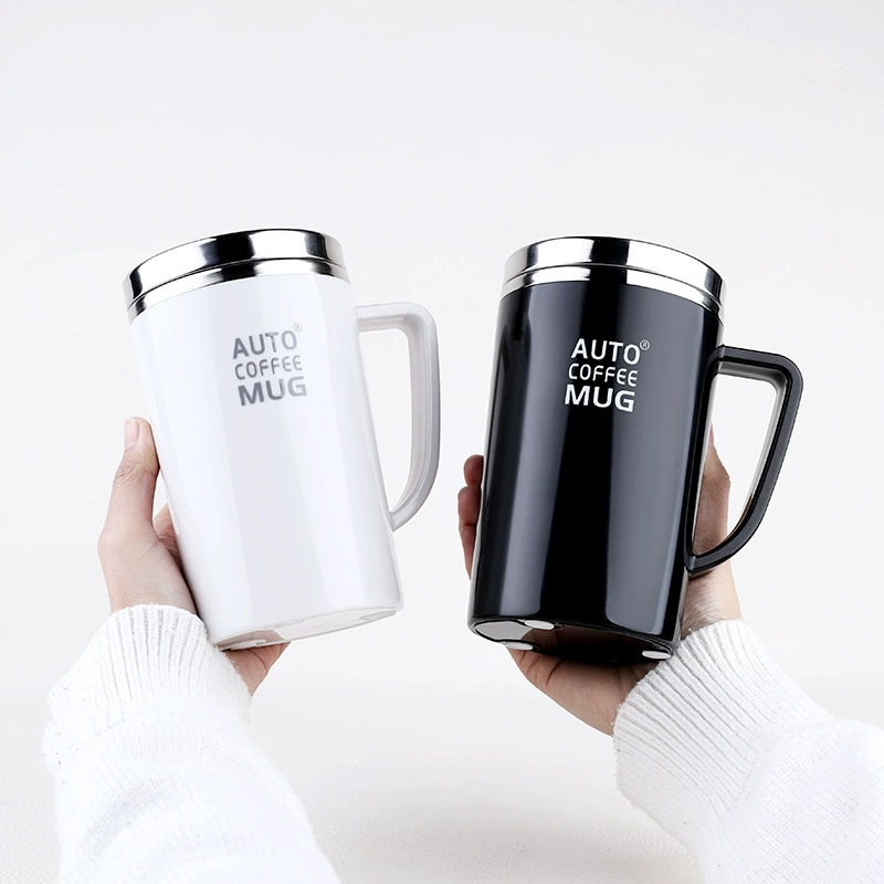 Sportsman temperature difference mixing cup with lid modern simple coffee cup home office automatic mixing cup wholesale